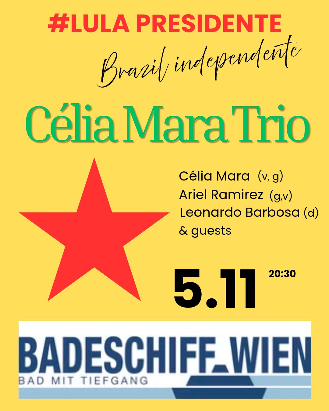 Brasiltropix – Célia Mara Trio im Herbst